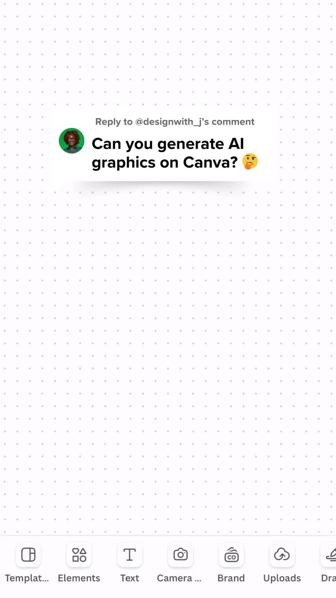 Big goals need big spaces to happen. With Canva whiteboards, you'll never run out of space again.