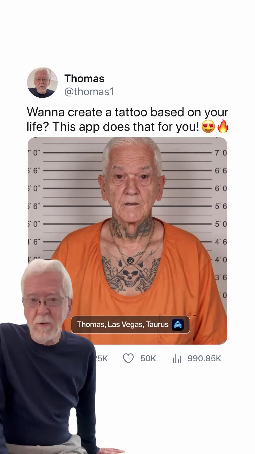 Get custom designed tattoo in a few seconds!