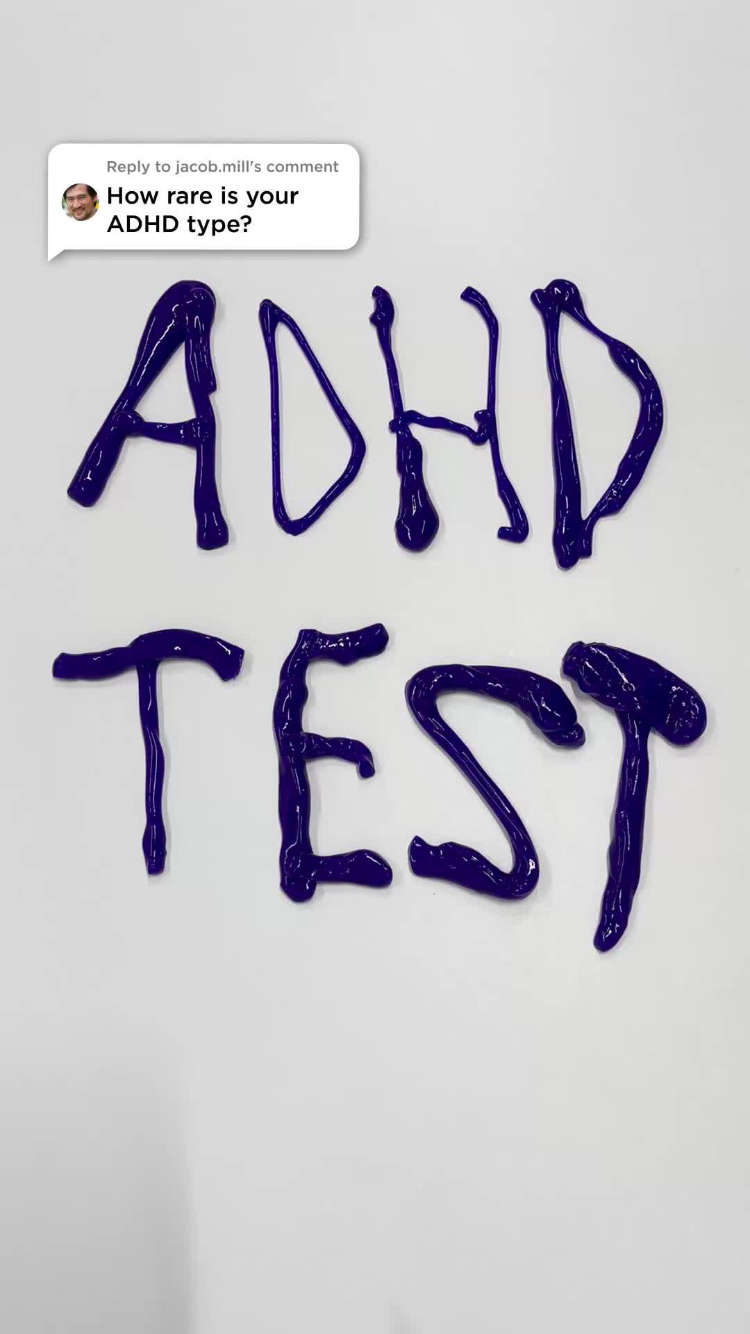 Check your ADHD level. Take test