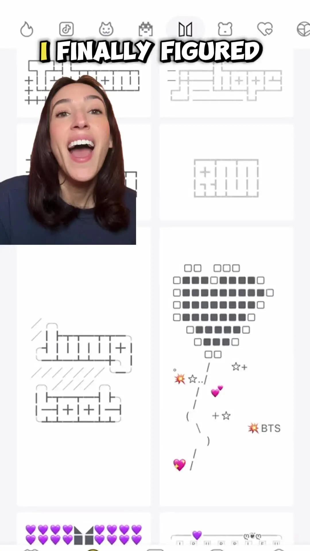 Emoji, special themes, textart... You can choose as you want
