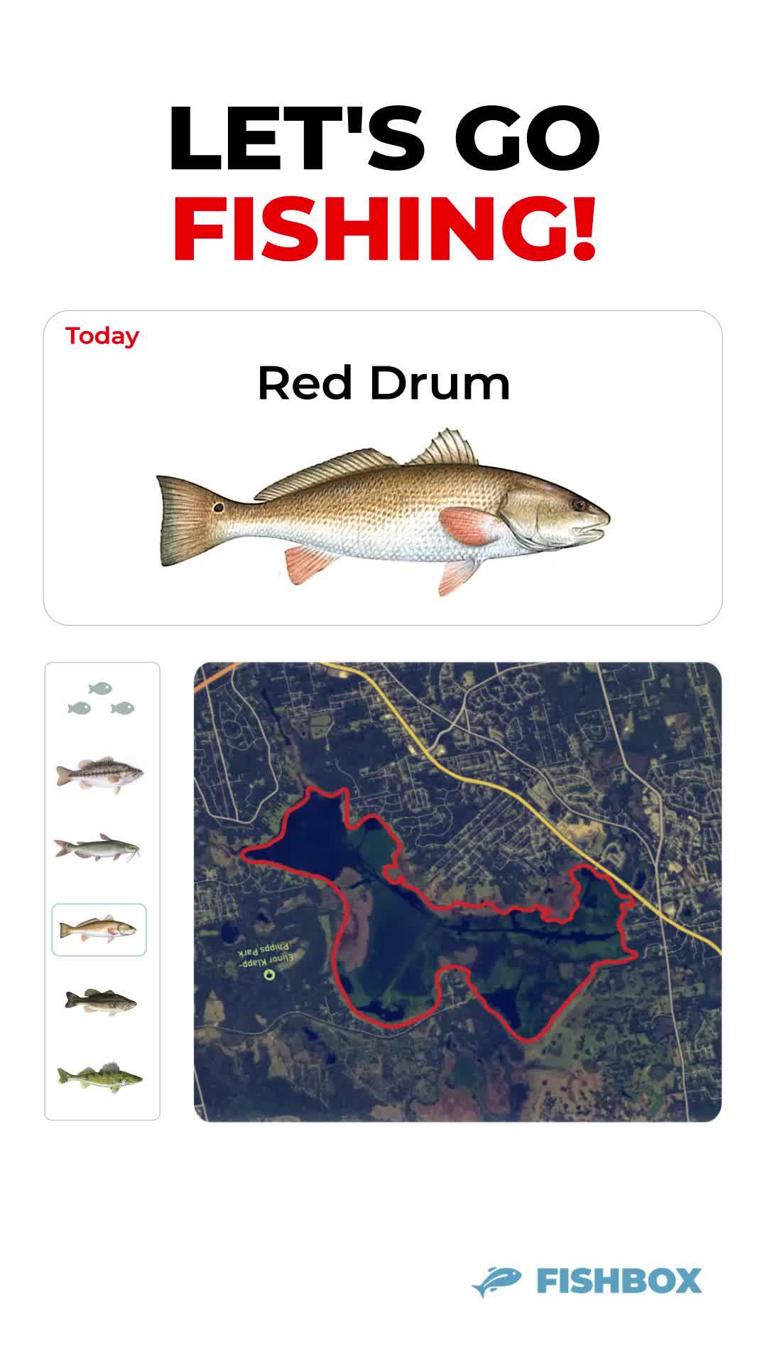 Find the best fishing spot with real-time mapping and expert tips