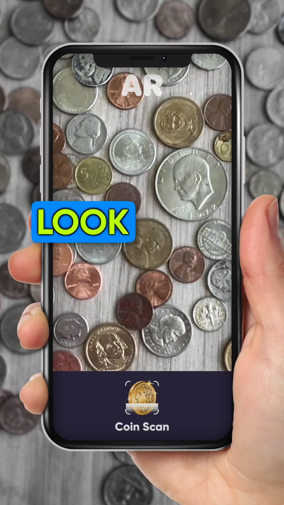 Find out the value of coins in your pocket!
