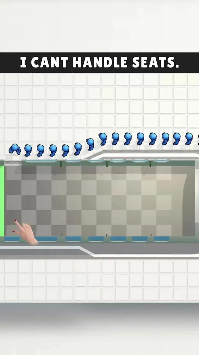 Move the seats to get passengers!