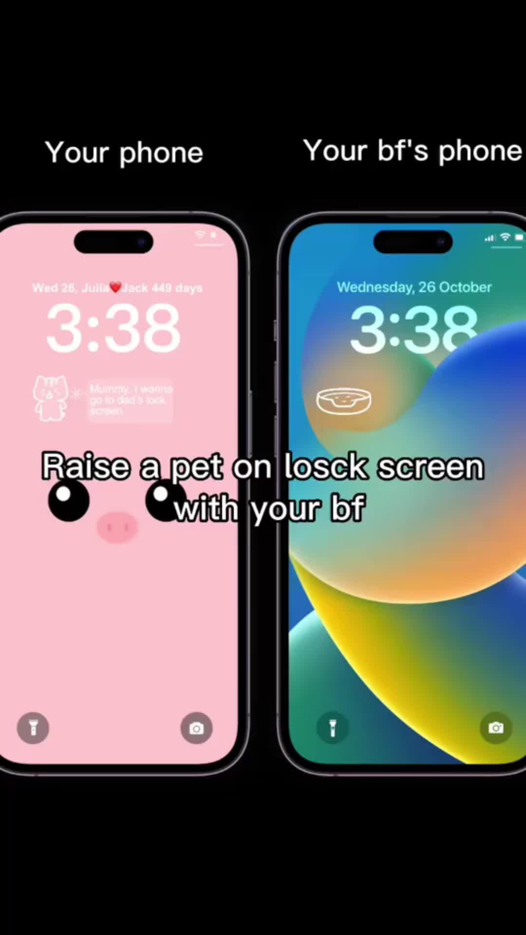 Set Cute Dynamic Animals Widget for your iPhone