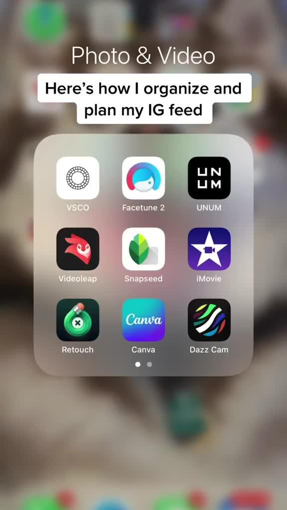 Here's how I organize and plan my IG feed