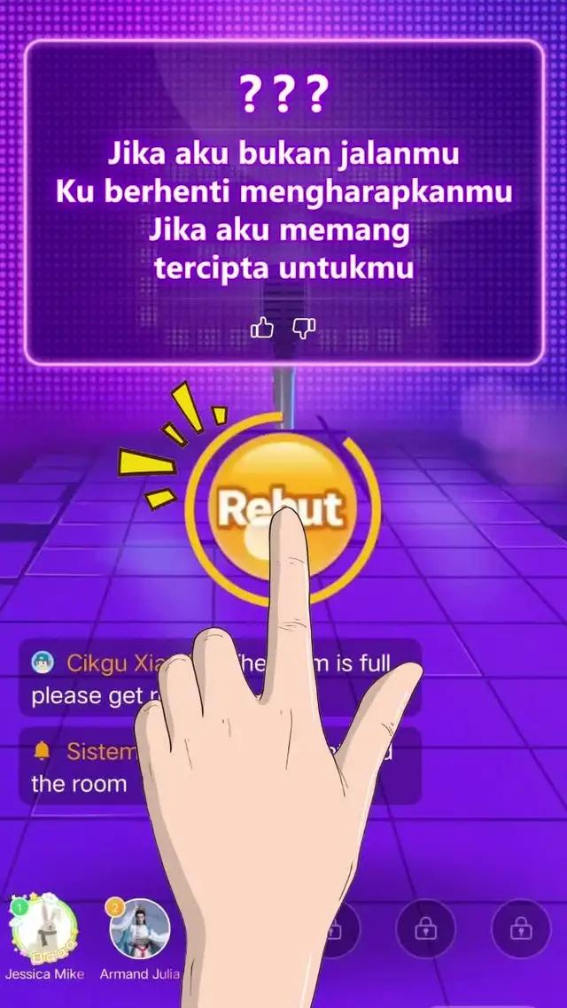 Jom, bermain Rampas Mikrofon, memang menarik~