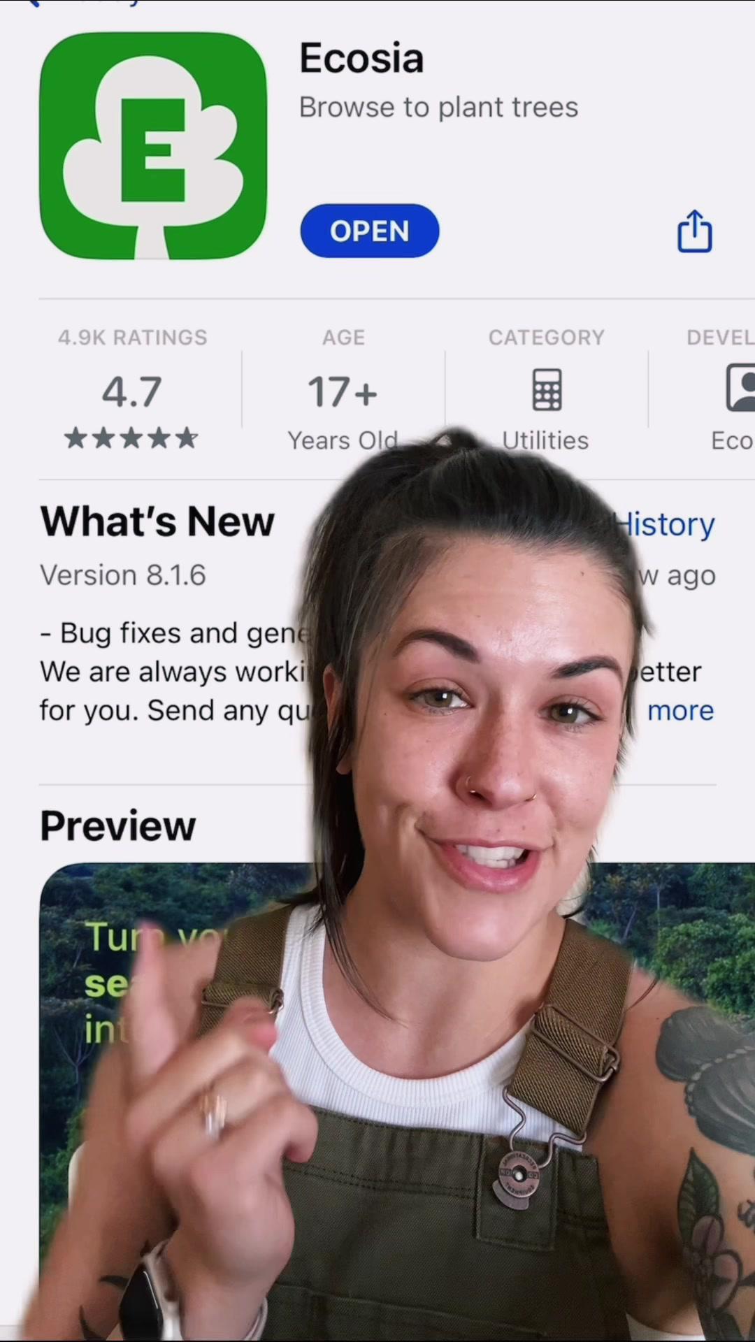 I love to be out in nature, and I love finding easy solutions to help give back to it!  #ad By using @Ecosia as my preferred search engine, I get to help plant real trees just by searching the internet in my day to day life!  Looking up new hiking trails, camping spots or fun new recipes now gives me the opportunity to give back to mother earth and I couldn’t be more stoked!  #ecosia #searchwithecosia #hikingtok #hikingadventures #hikingmama #adventuremama #sustainableliving #sustainability #plantingtrees #outdoorsygals #outdoorsy #granolagirl #granolatok #reforestation #treeplanting #sustainabletips #naturelove