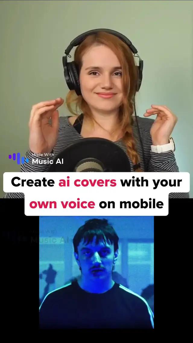 Create AI covers with your own voice on mobile