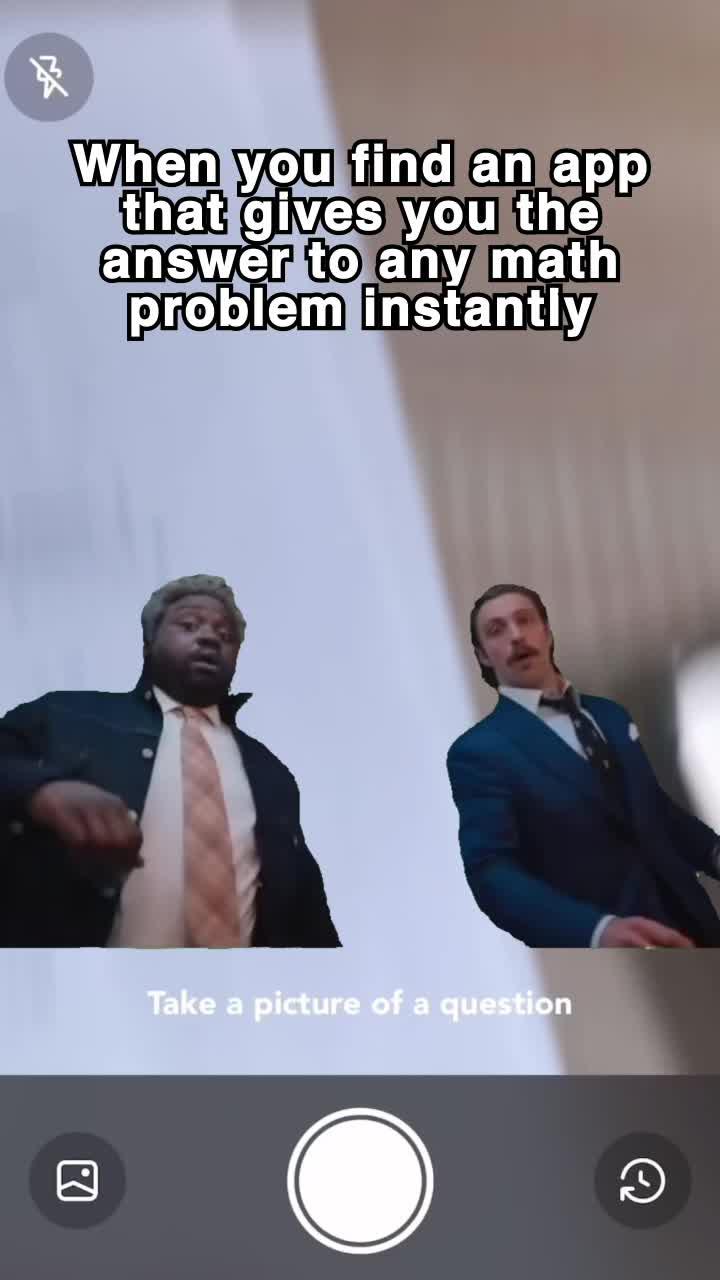 The app is your go-to for answers to all math questions!