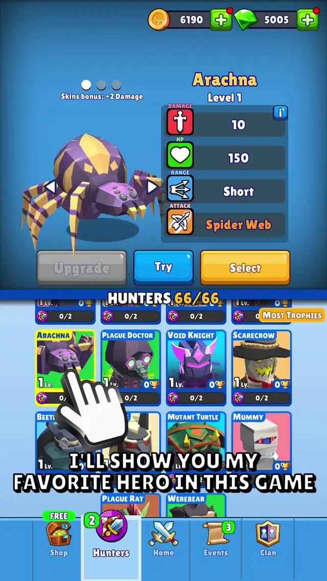 Compete with other players hunting monsters. Will you be the last warrior standing?