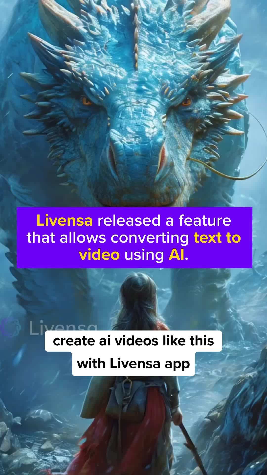 Create Al videos with your own words on mobile