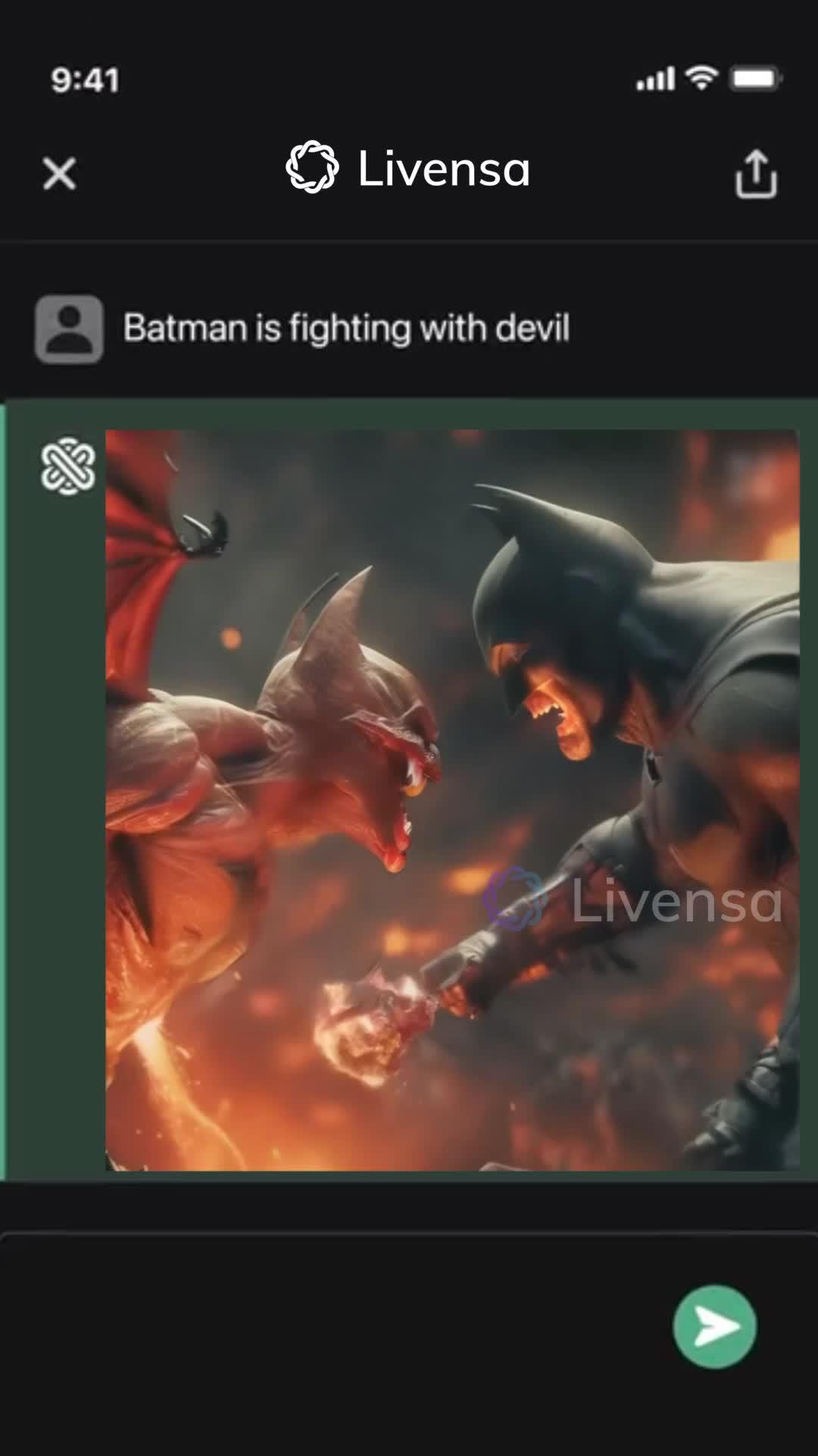 Create Al videos with your own words on mobile