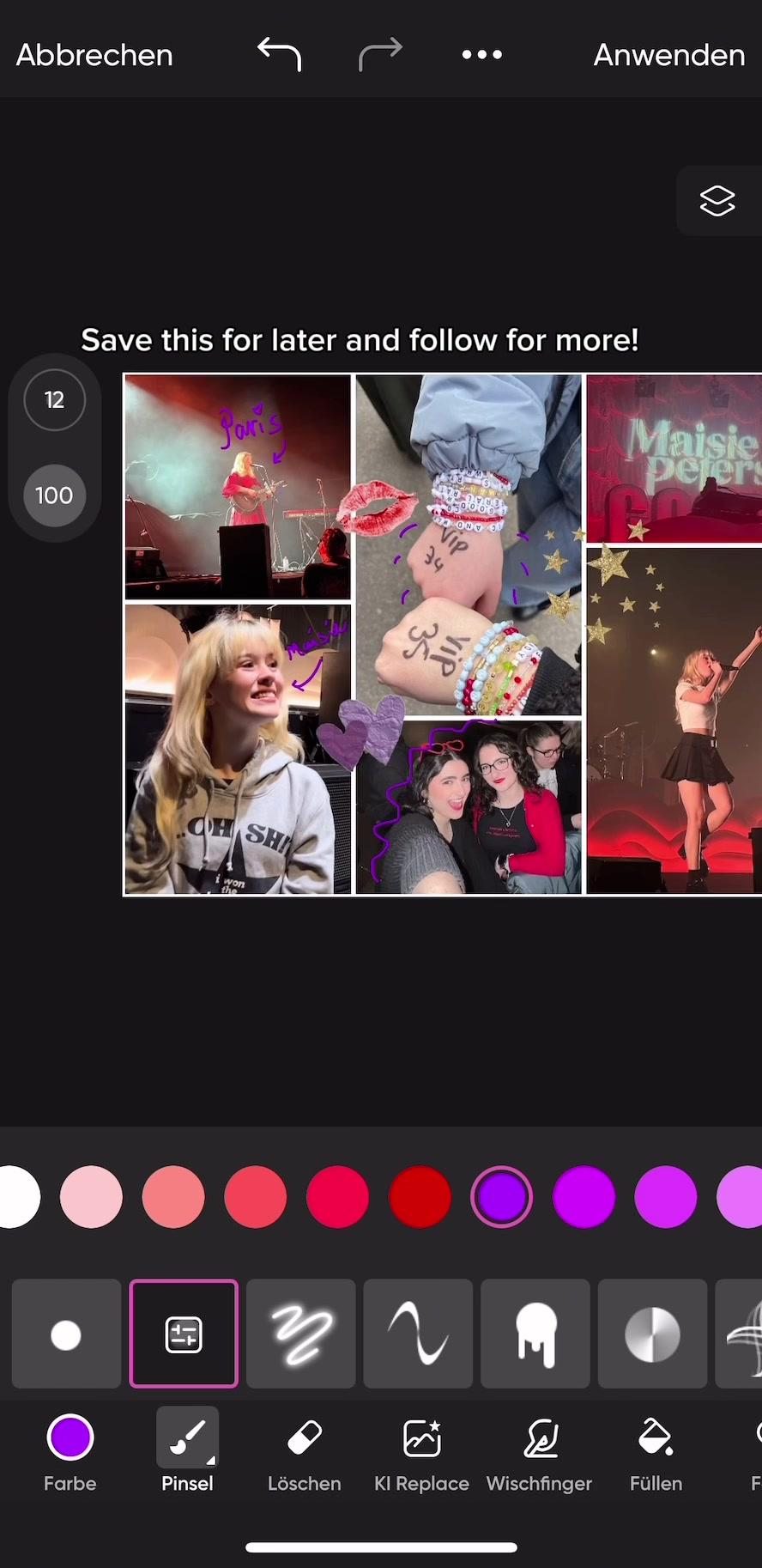 Best idea ever 🥹😍 @Picsart AI Photo Editor, Video #picsart #concert #digital #digitalart #concertscrapbook #scrapbooking #scrapbook #maisiepeters #picsartediting #picsarttutorial #picsartpro