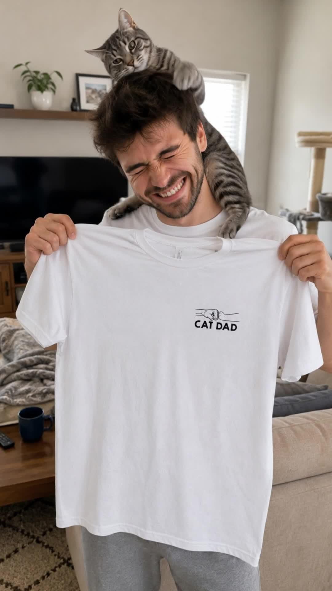 Custom tee for the dog dad who has everything