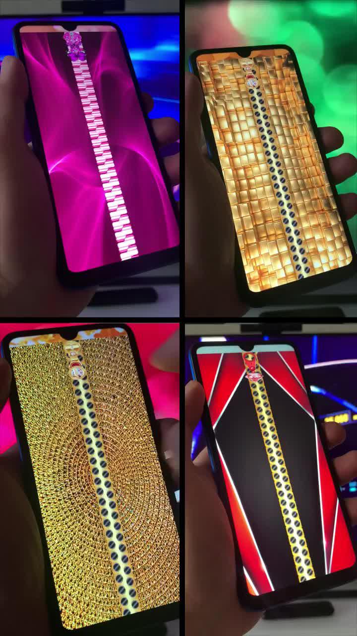 Beautiful wallpapers + secure zipper lock! Personalize your phone with Zipper Lock