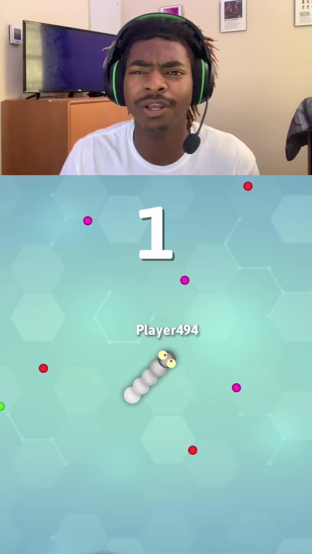 Free to download on IOS and Android. #fyp #snake.io #foryou