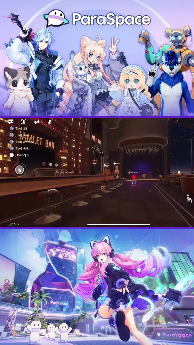 Join Paraspace,explore a variety of 3D immersive worlds created by our global community!