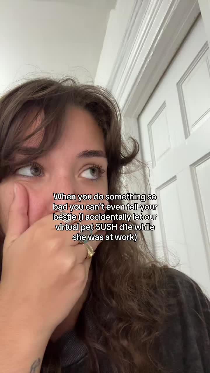 Bestie PLEASE forgive me 😫😭 #sushapp #virtualpet #downloadsush #bestie #bestieplease #forgive me