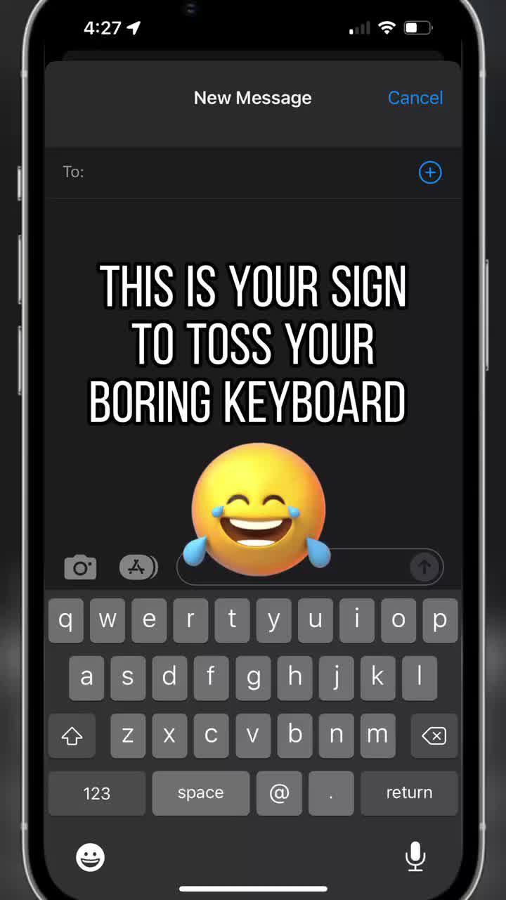 Never a boring message with Facemoji
