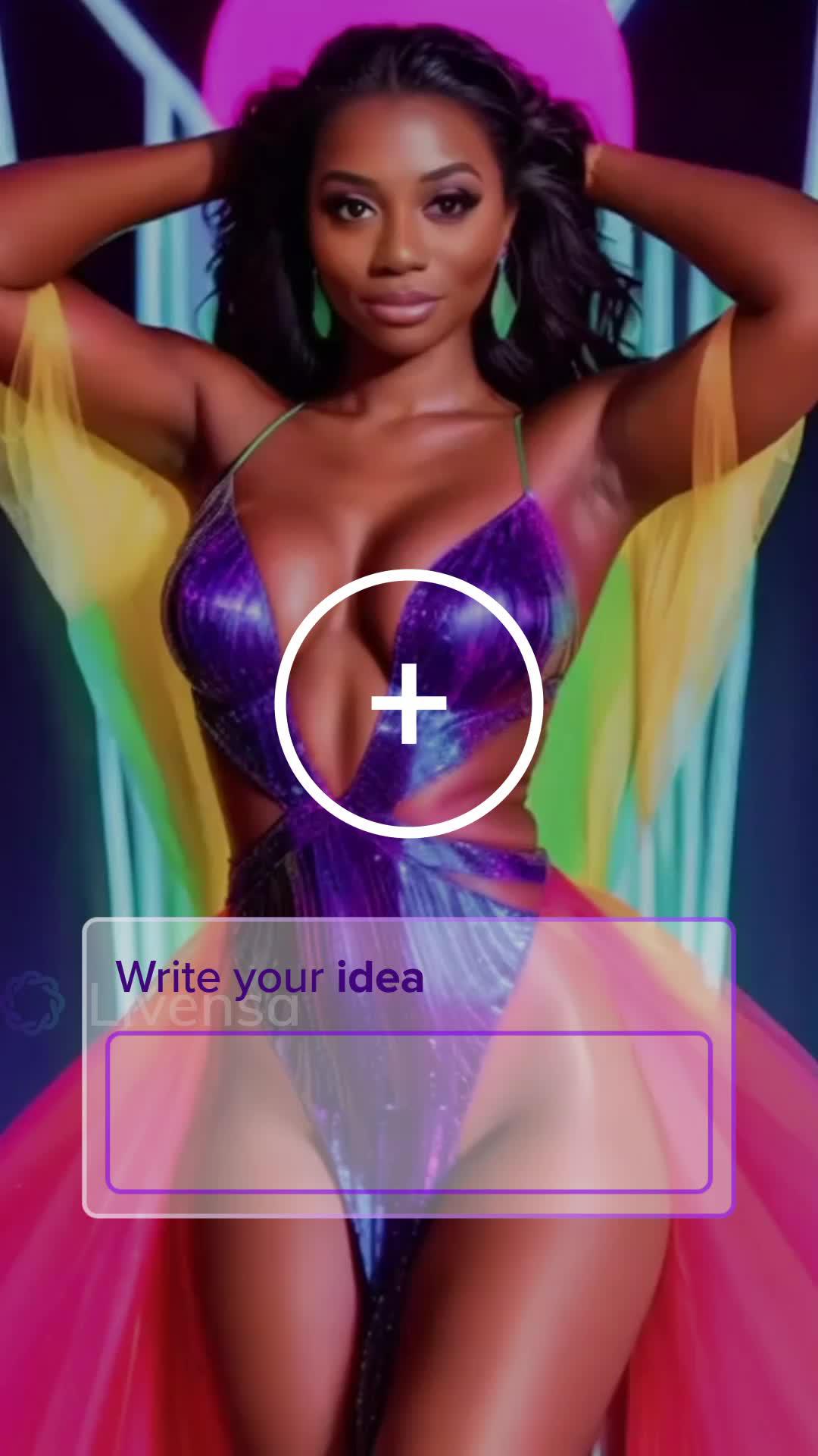 Create Al videos with your own words on mobile