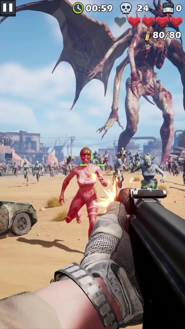 Super fun zombie shooting game