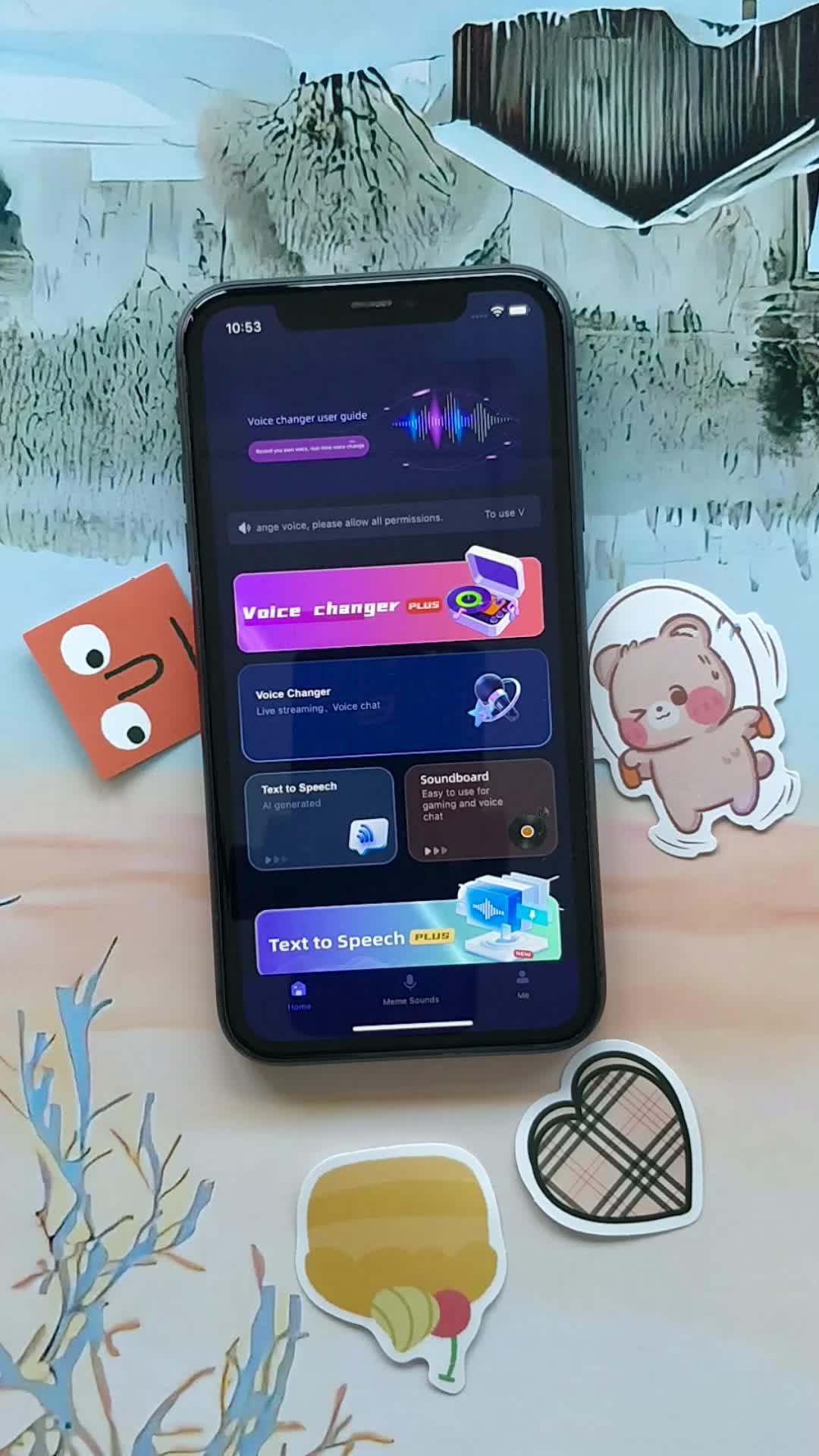 It's really fun to chat and play games with voice changers