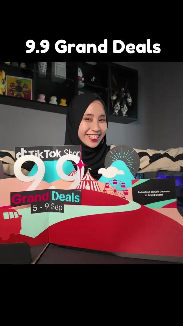 Sudah tiba masa dengan TikTok Shop 9.9 Grand Deals @@tiktokshop_my 🇲🇾 !! Dari 5-9 September 2024 ada Up to 50% Hot Prices, Enjoy FREE SHIPPING & Join Hashtag Challenge #TikTokShop99GrandDeals & Win Phone!  Jangan lupa Cari "99GrandSales" untuk futher details!