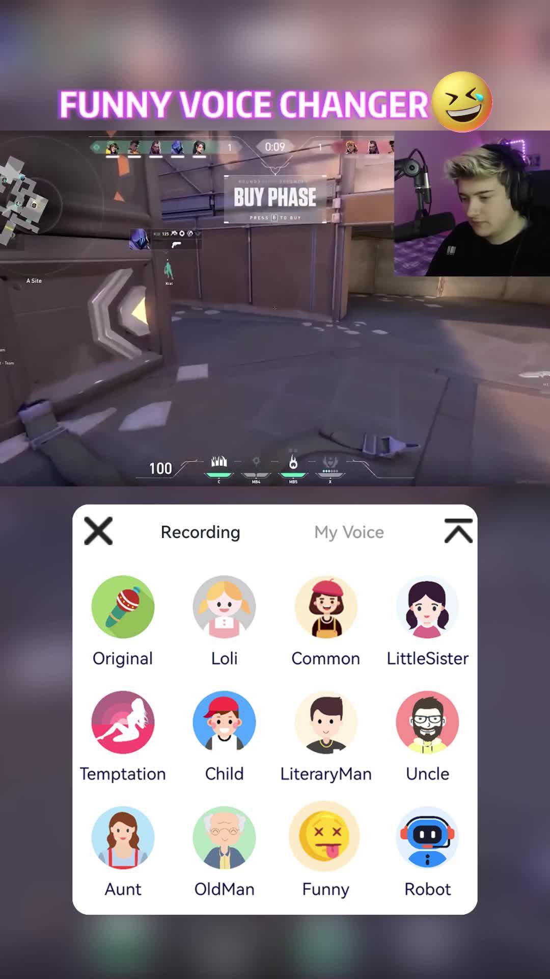 Voice app for chat call music game prank！