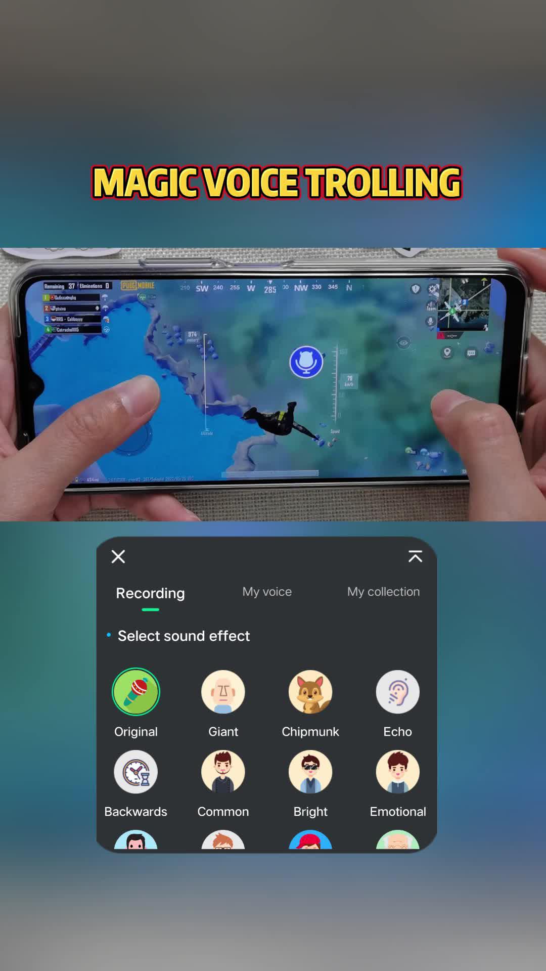 Voice app for chat call music game prank！