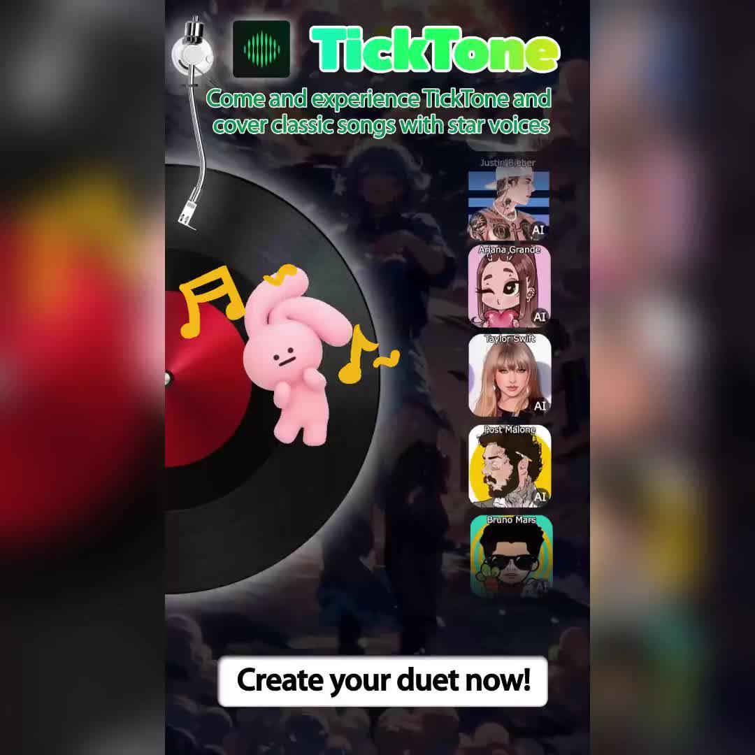 🎶TickTone, a new AI music experience!
