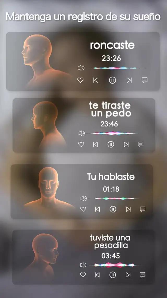 Duerme bien por la noche y Aprende tus patrones de sueño con Sleep Tracker.