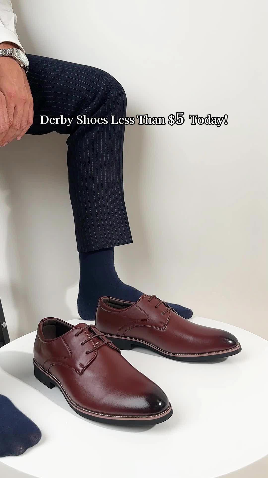 🔥Derby shoes less than $5! 🔥 👉Click LINK to get your FREE GIFT🎁 🔥Only for new app users with qualifying orders🔥 #outfits #outfitinspo #mensneaker #sneakerhead #menswear #mensweardaily #menswearfashion #menswearblogger #menswearstyle #streetwear #streetwearuk #mensstreetwear #mensstreetstyle #mensstyle #mensclothing #personalstylist #streetweardaily #mensfashionblogger #virtualstylist #ootdmen #Temu