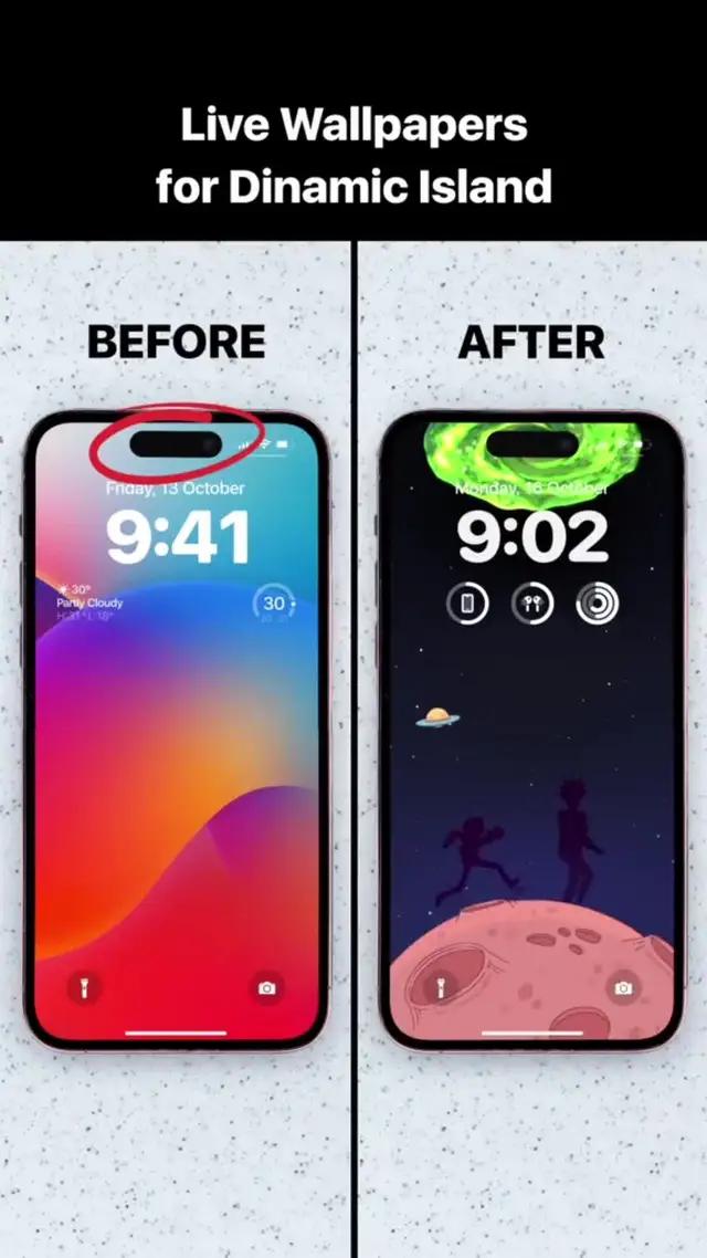 Dynamic island wallpapes!