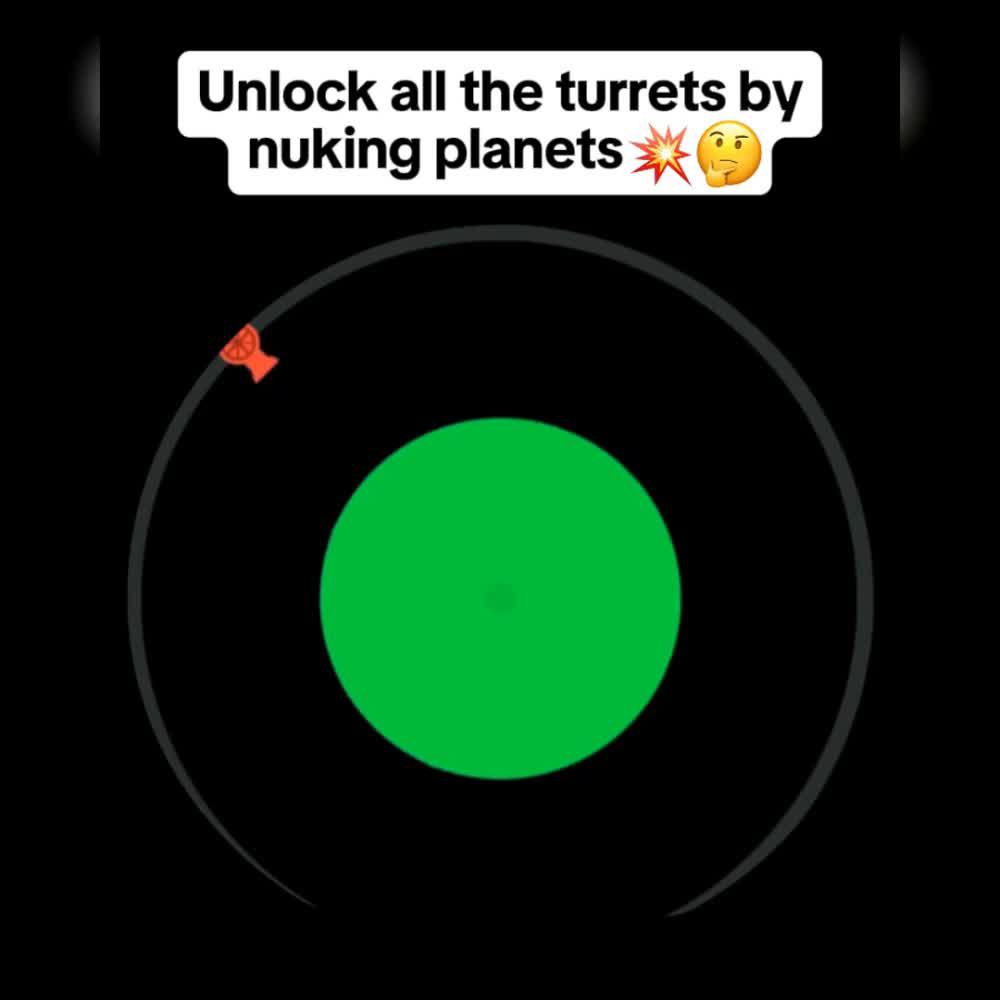 The game mission is to destroy the planet!