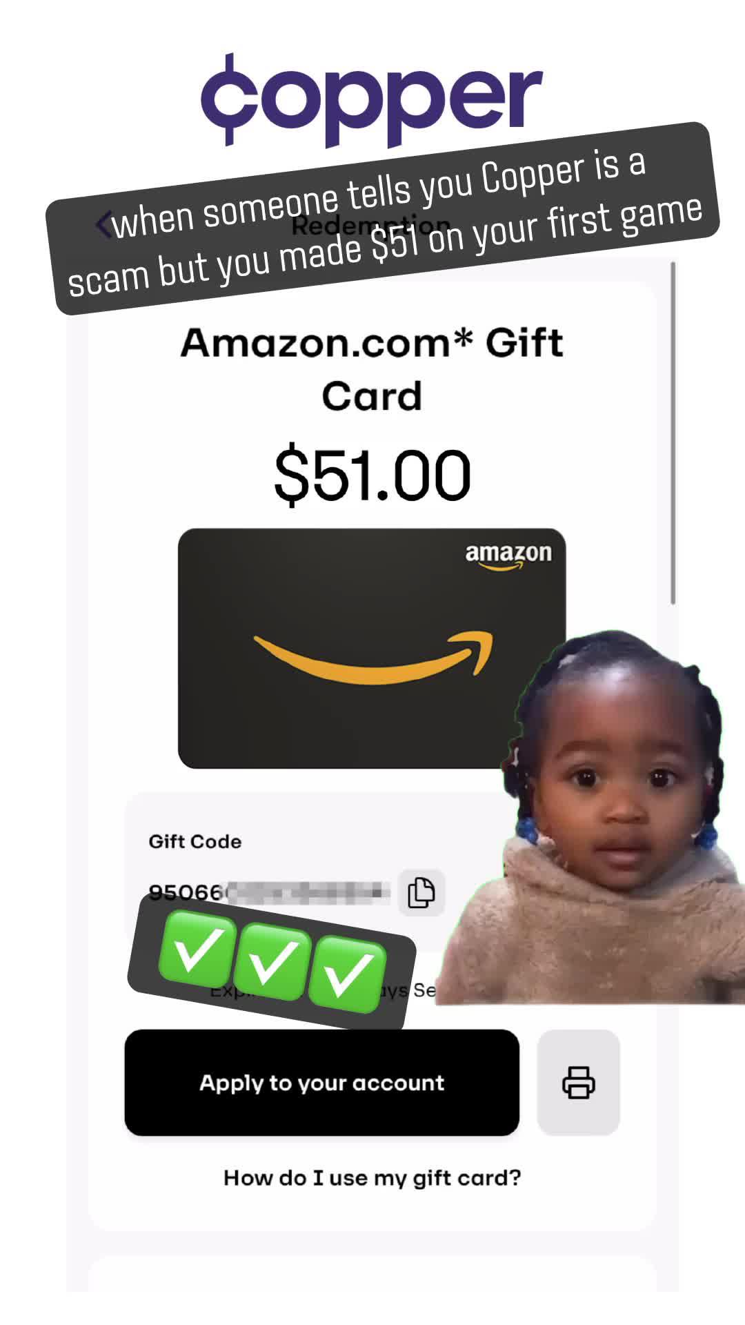 Copper is the best way to earn free gift cards on your phone!