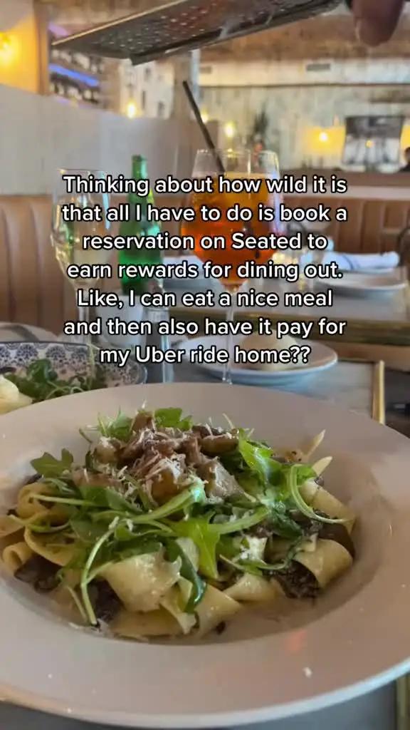 Find restaurants with Seated and get up to 30% back in rewards you can spend on favorite brands!