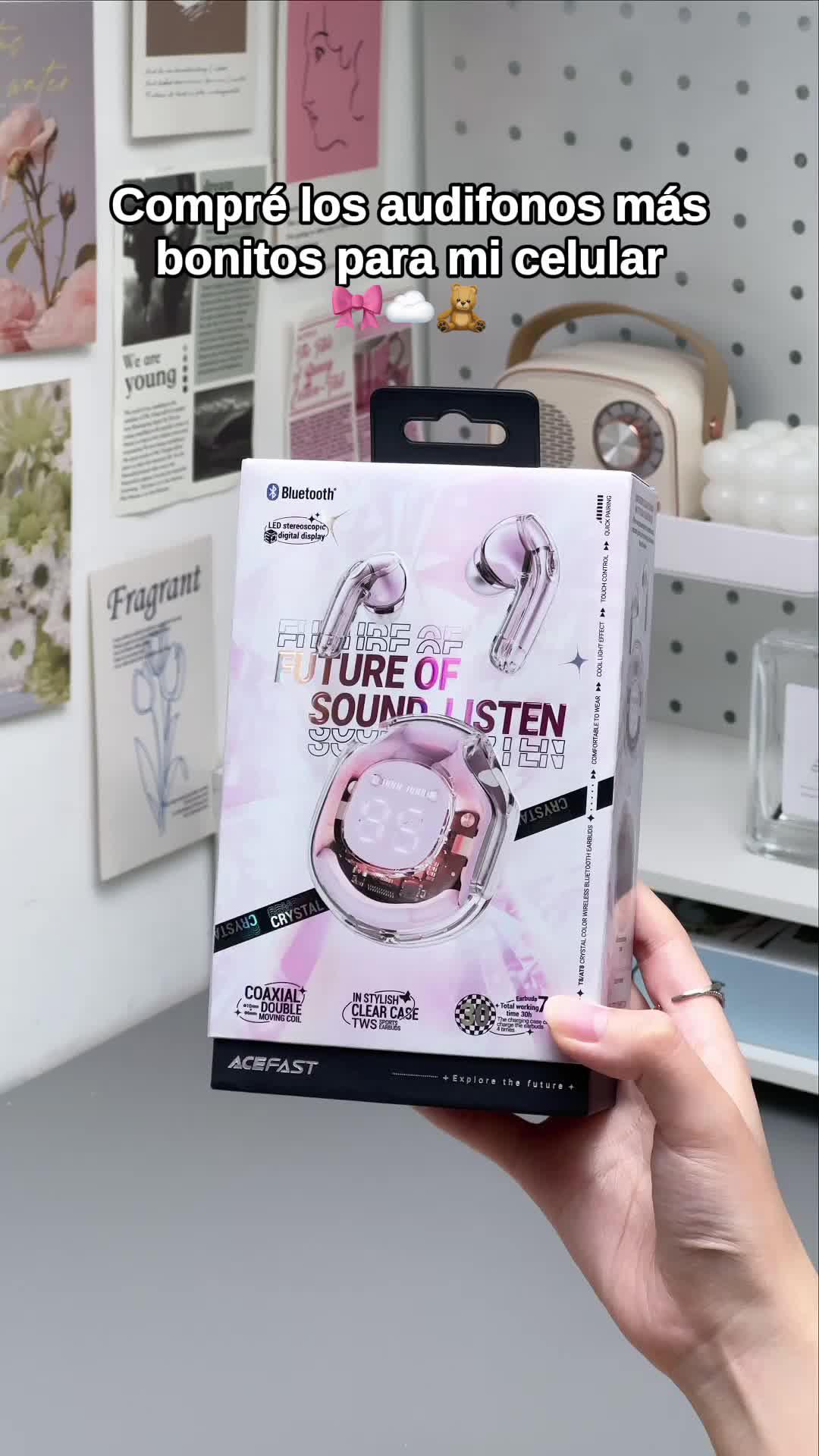 ¡Gratis! ¡Música y estilo! Descubre los audífonos inalámbricos más kawaii. Ideales para entrenar y viajar, ¡un regalo perfecto! 🎶💖 #AudífonosKawaii #EstiloYMusica #Temufinds #TechFashion