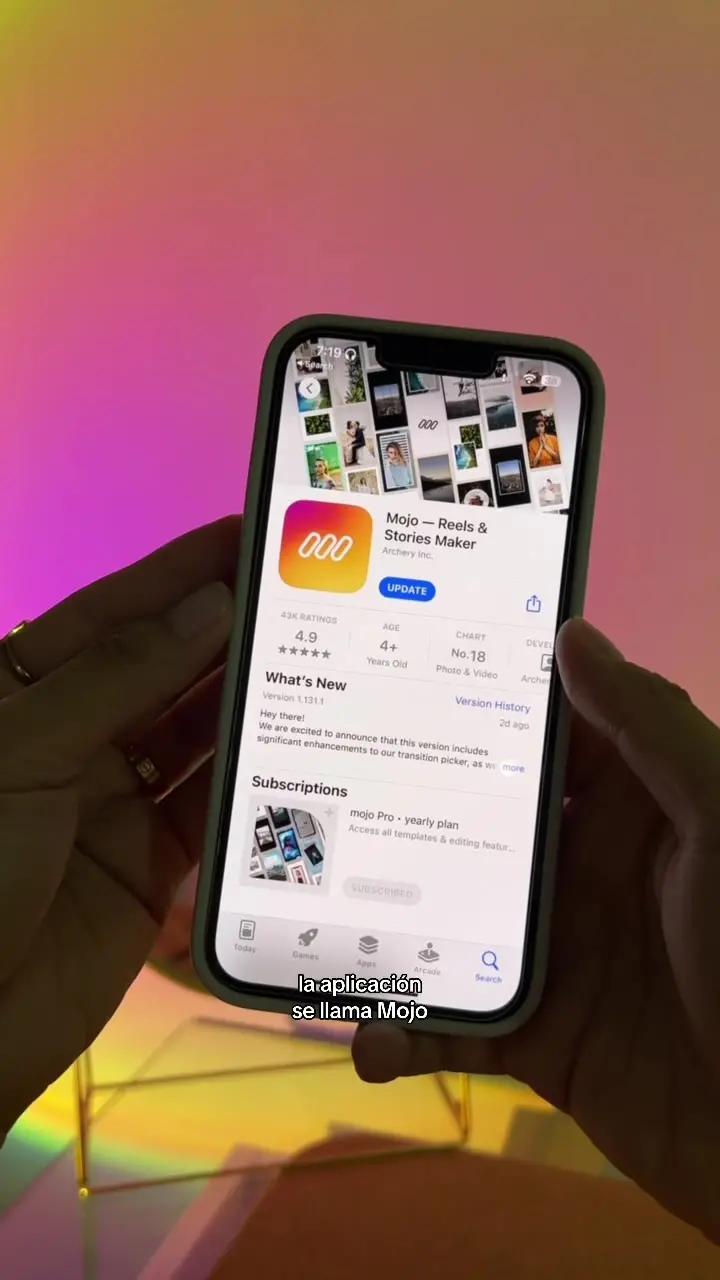 Llevo utilizándola desde el 2020 y cada vez se pone mejor 📱, de hecho uno de mis primeros vídeos aquí fue de @Mojo y hasta la fecha la sigo recomendando. Yo la utilizo mucho para Instagram Stories y para ponerle efectos cool a vídeos que hago para algunas marcas. 🤩 #mojoapp #tipsdeiphone #tipsdecreaciondecontenido #tipsderedessociales #creaciondecontenido #techtok 