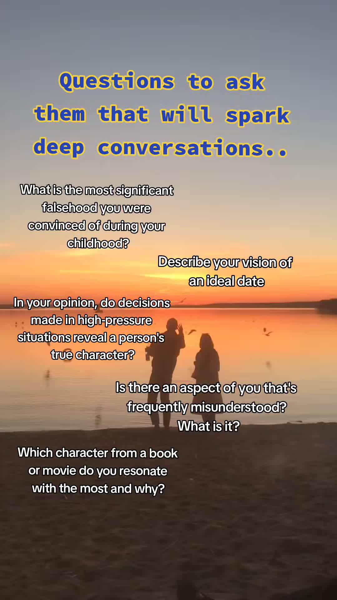 Let your thoughts wander... 💭 #questionsforcouples #deepquestions #lovestory