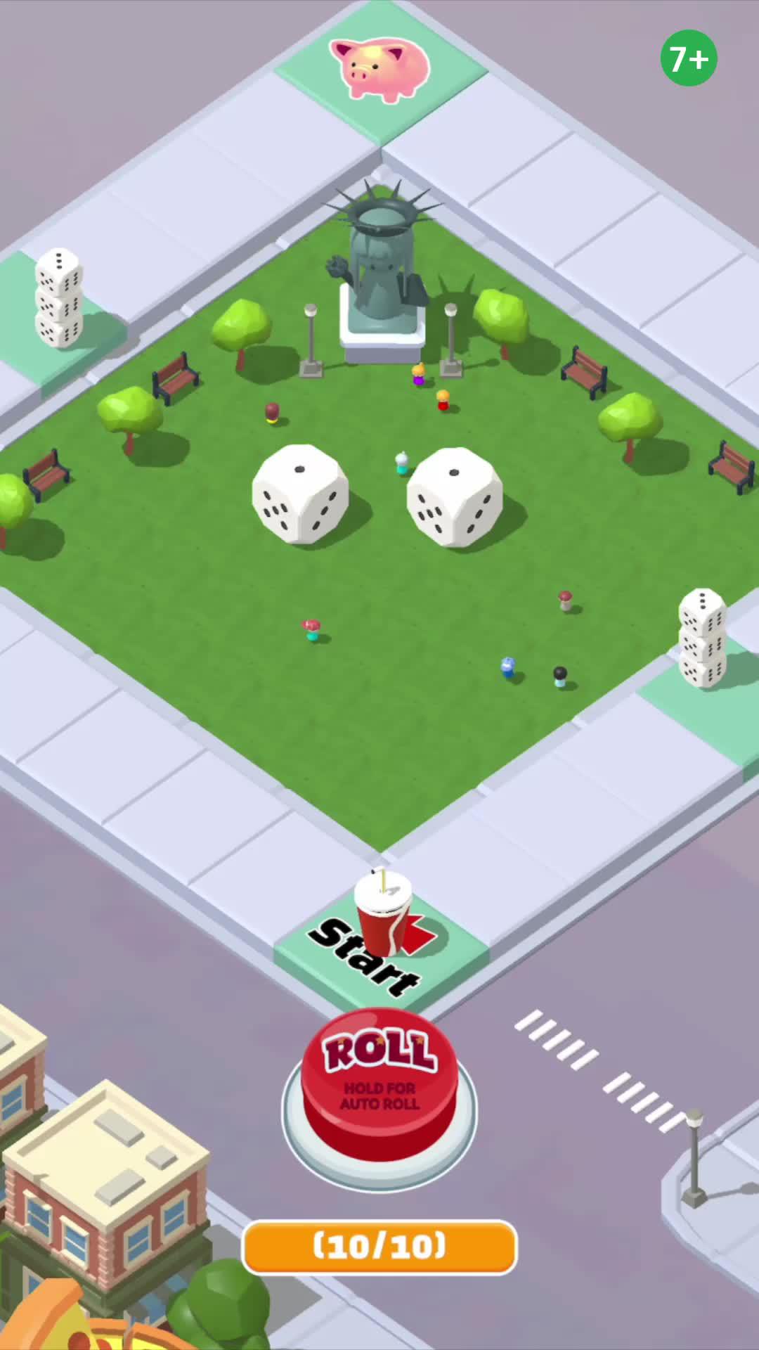 Throw your dice and claim your rewards!