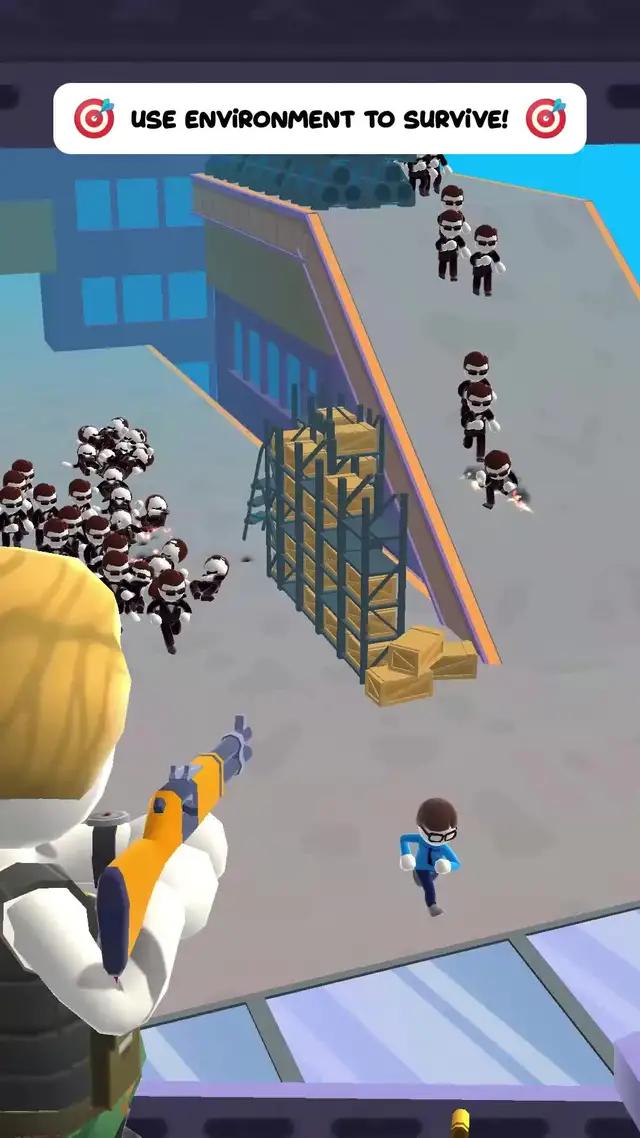 Springen Sie einen Hubschrauber!