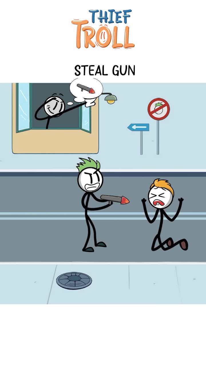 Play with Thief Troll game!