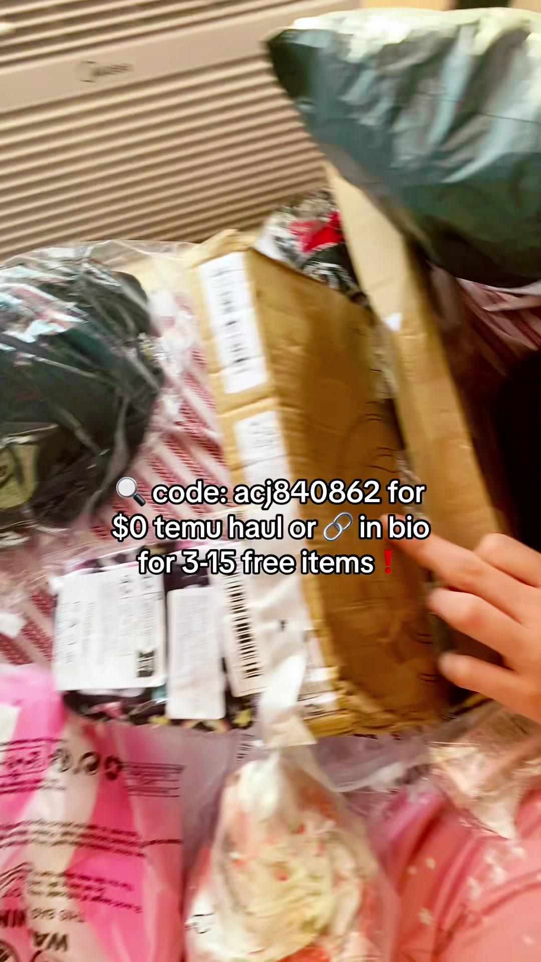 Search acj840852 on Temu for a $100 discount coupon bundle and extra 30% OFF!💰 to get #free products! 🧡 #Temu #temufree #freetemuhaul #zerotemuhaul #fyp #shopwithme #foryou #fyp