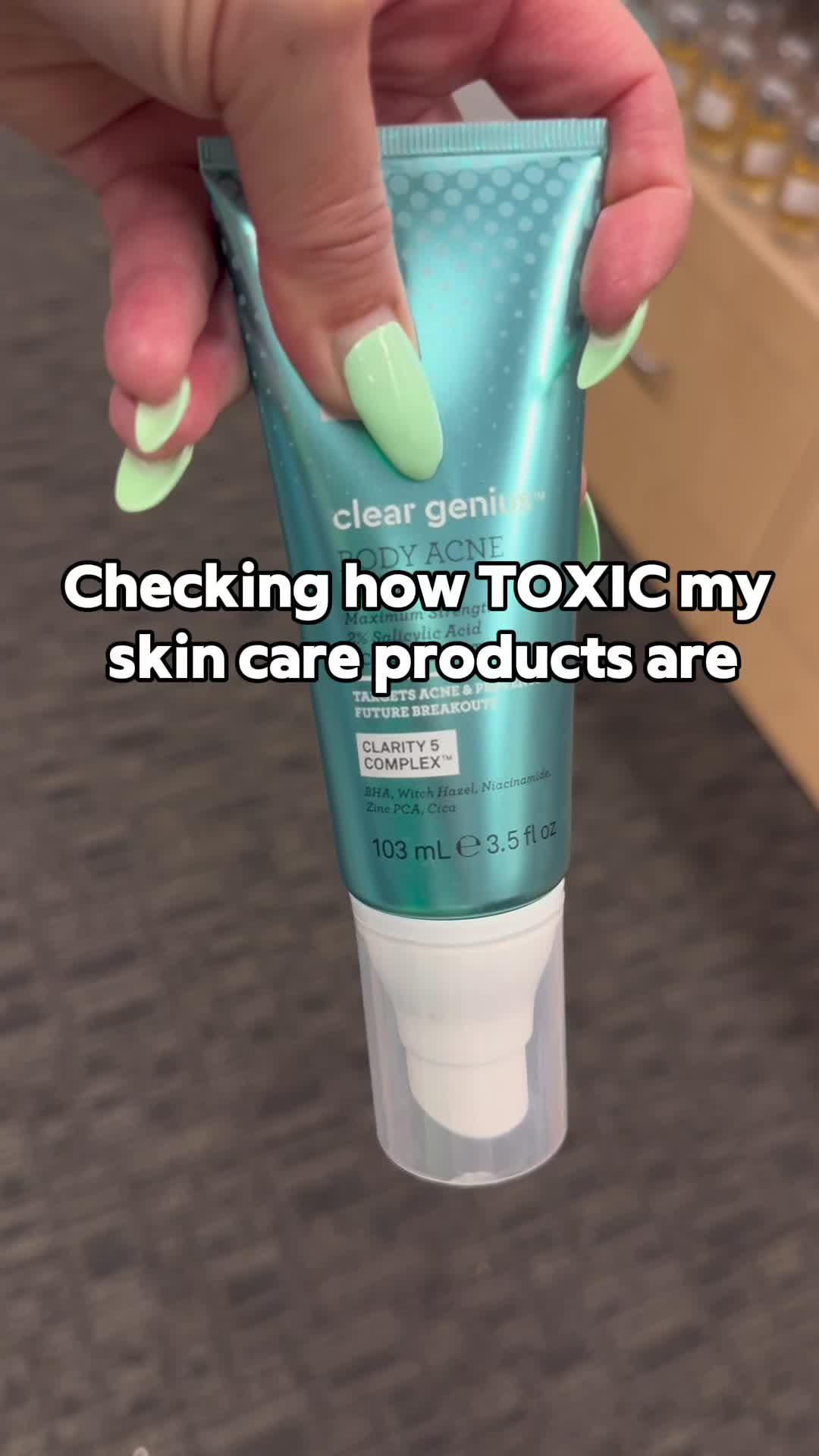 Always check what you put on your skin.