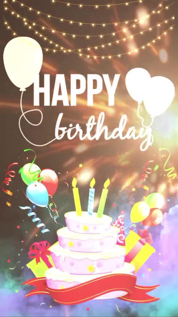 Happy birthday to you! Use this template to create your birthday video!