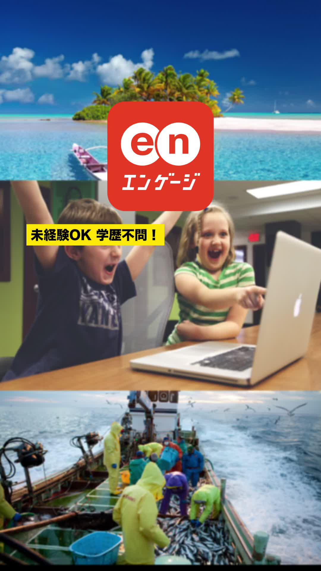 求人数多すぎる、ちなみにこの3つ未経験OK・学歴不問。