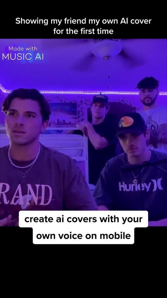 Create AI covers with your own voice on mobile