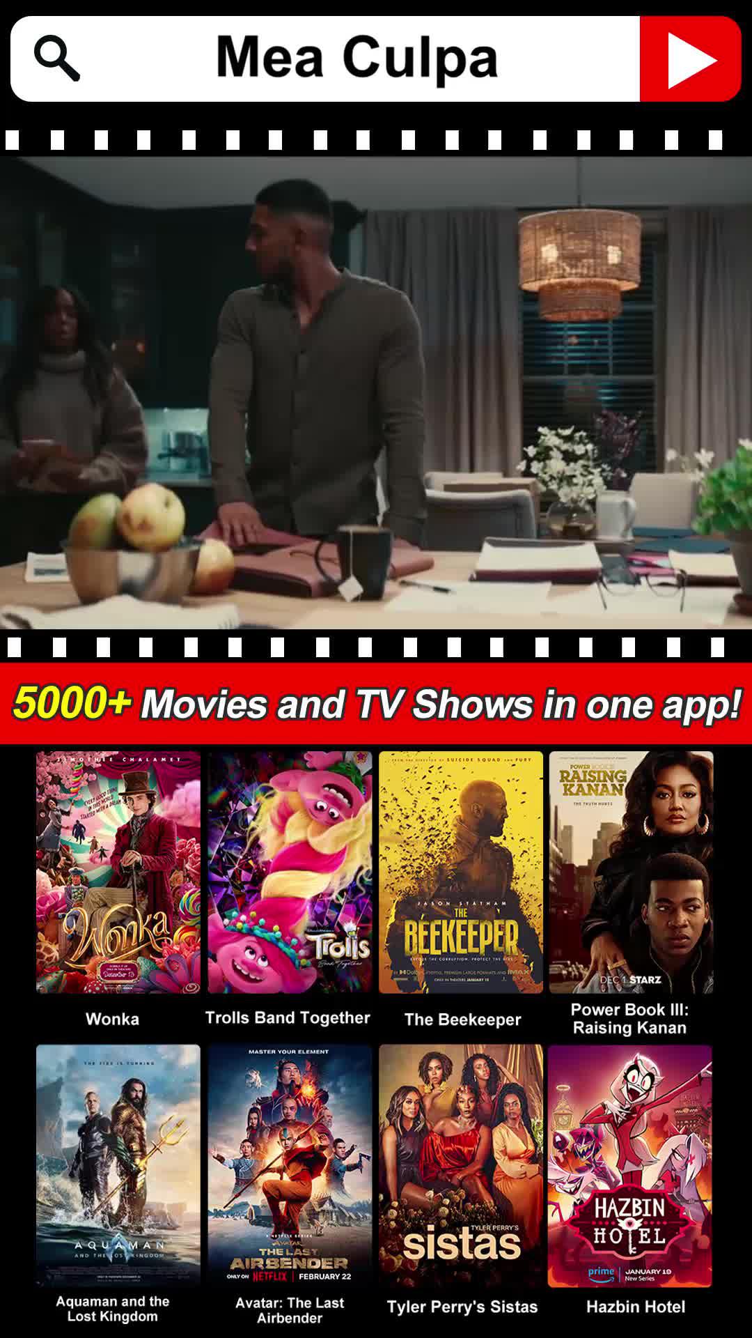 Live updates of popular movies