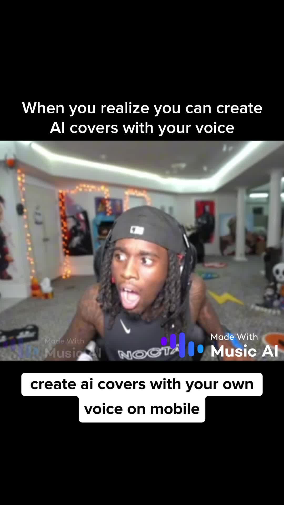 Create AI covers with your own voice on mobile