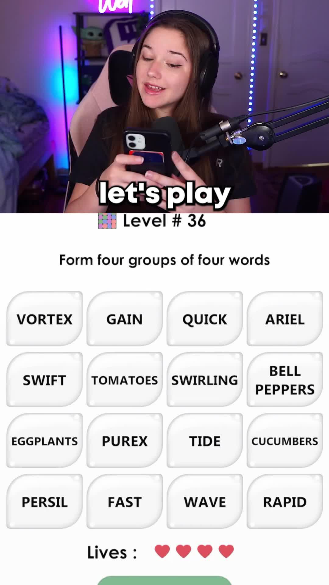 Take on the Words challenge! See if you can even pass level 5 – not everyone can!
